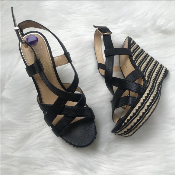 Jessica Simpson platform wedges 8.5 - Picture 2 of 4
